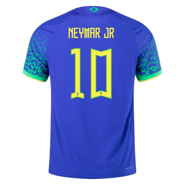 Brasilien Trikot WM 2022 Neymar Jr 10 World Cup Auswärtstrikot