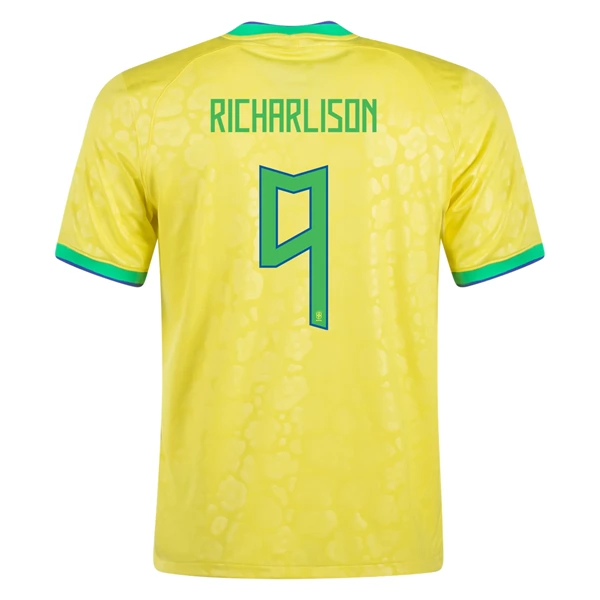 Brasilien Trikot WM 2022 Richarlison 9 World Cup Heimtrikot