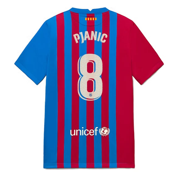 FC Barcelona Fußballtrikots 2021-22 Miralem Pjanić 8 Heimtrikot