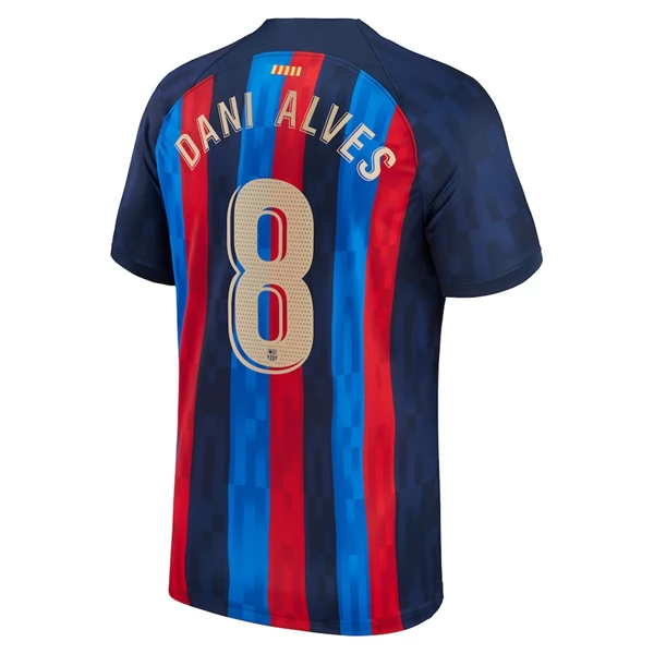 FC Barcelona Fußballtrikots 2022-23 Dani Alves 8 Heimtrikot