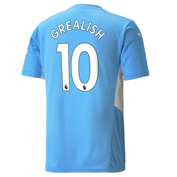 Manchester City Fußballtrikots 2021-22 Jack Grealish 10 Heimtrikot