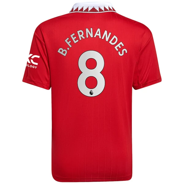 Manchester United Fußballtrikots 2022-23 B.Fernandes 8 Heimtrikot