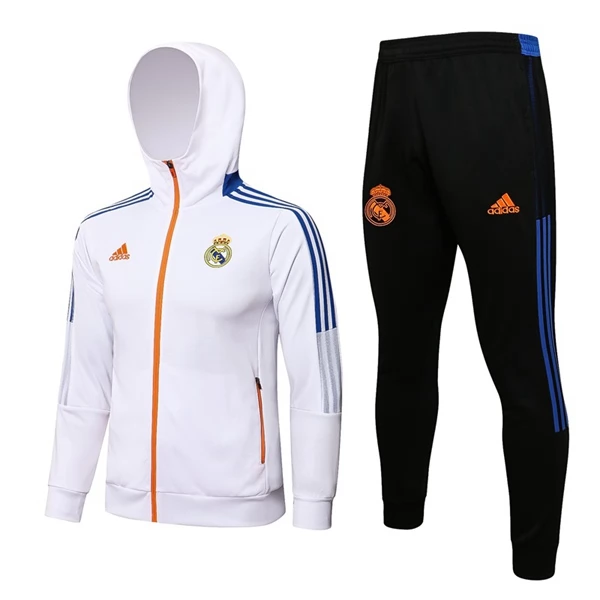Real Madrid Trainingsanzüge Trainingsjacke Anzüge 2022-23 - Kapuzenpullover Weiß